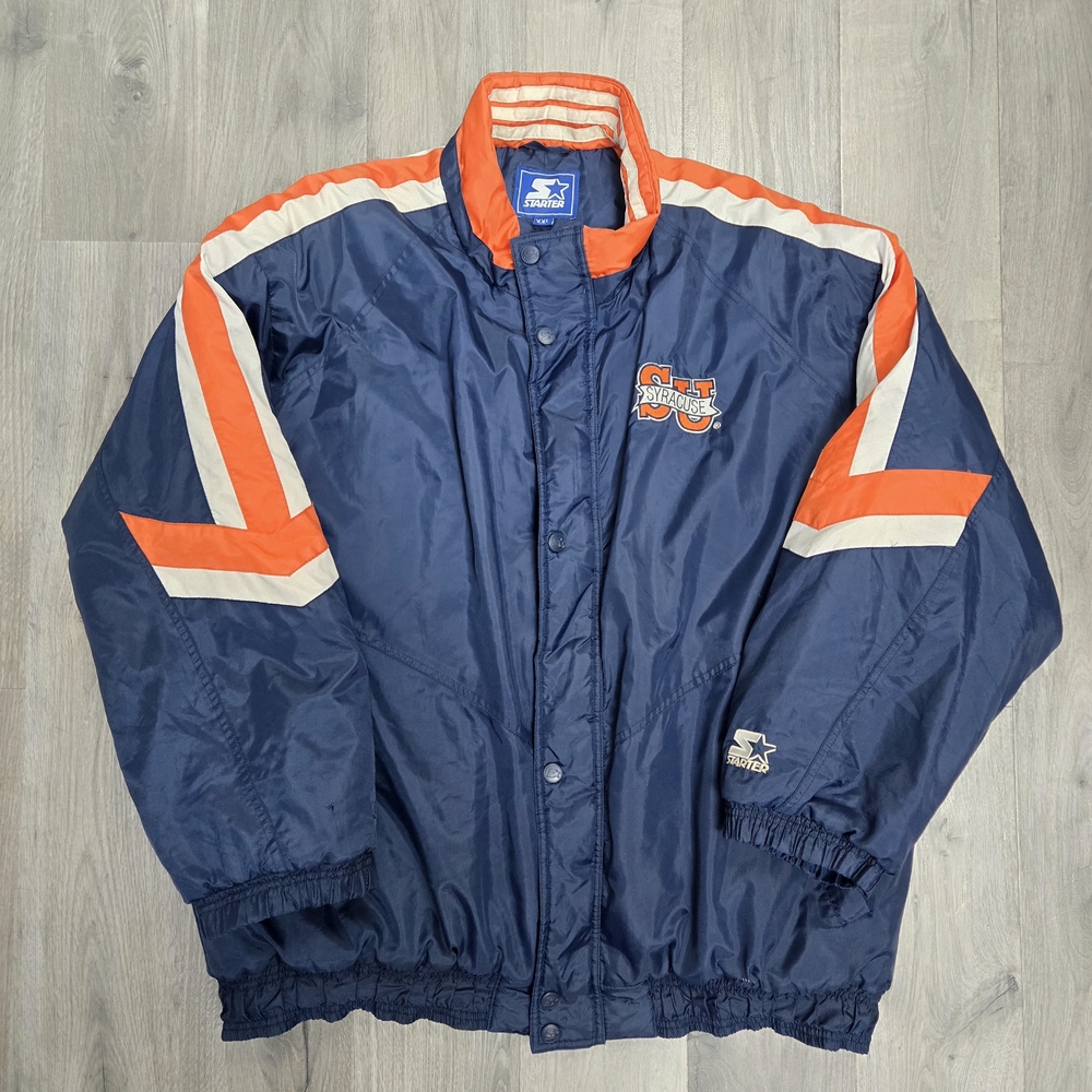 Vintage Starter Navy and Orange Jacket